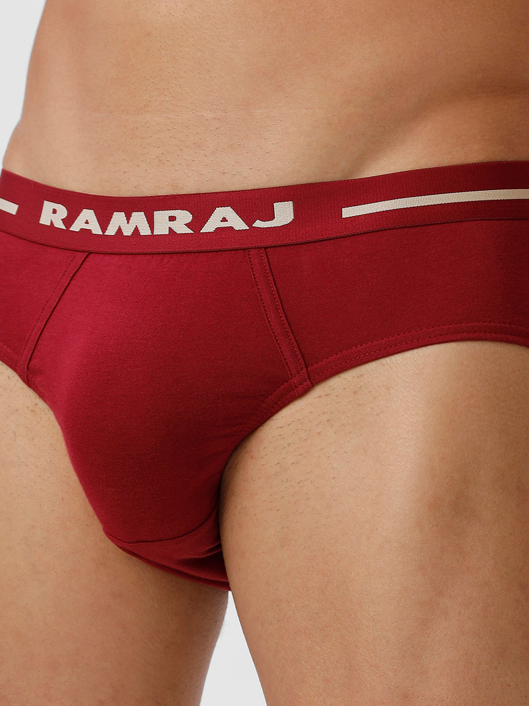 Men Briefs OE 2 Pcs Combo Black and Cherry Suriya