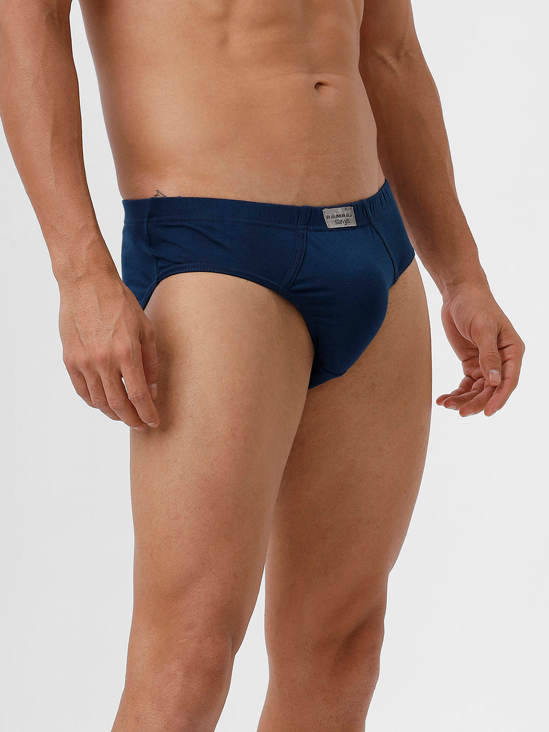 Men Briefs IE 2 Pcs Combo SP Blue and Grey Melange Suriya