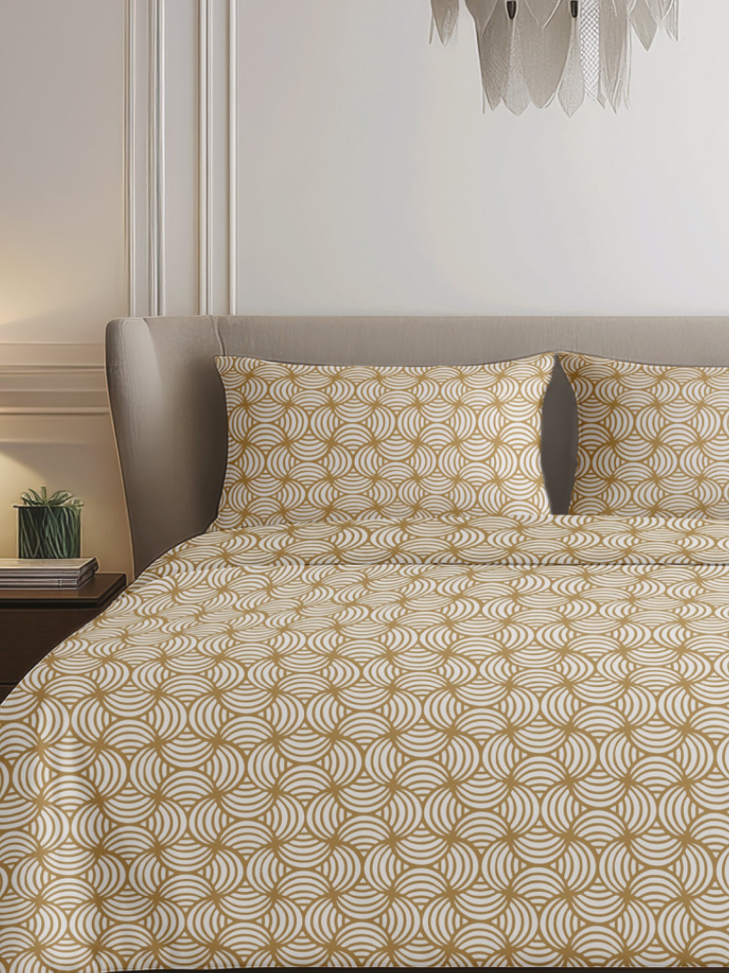 King Size Premium Cotton Bed Sheet & 2 Pillow Cover Set BPP03