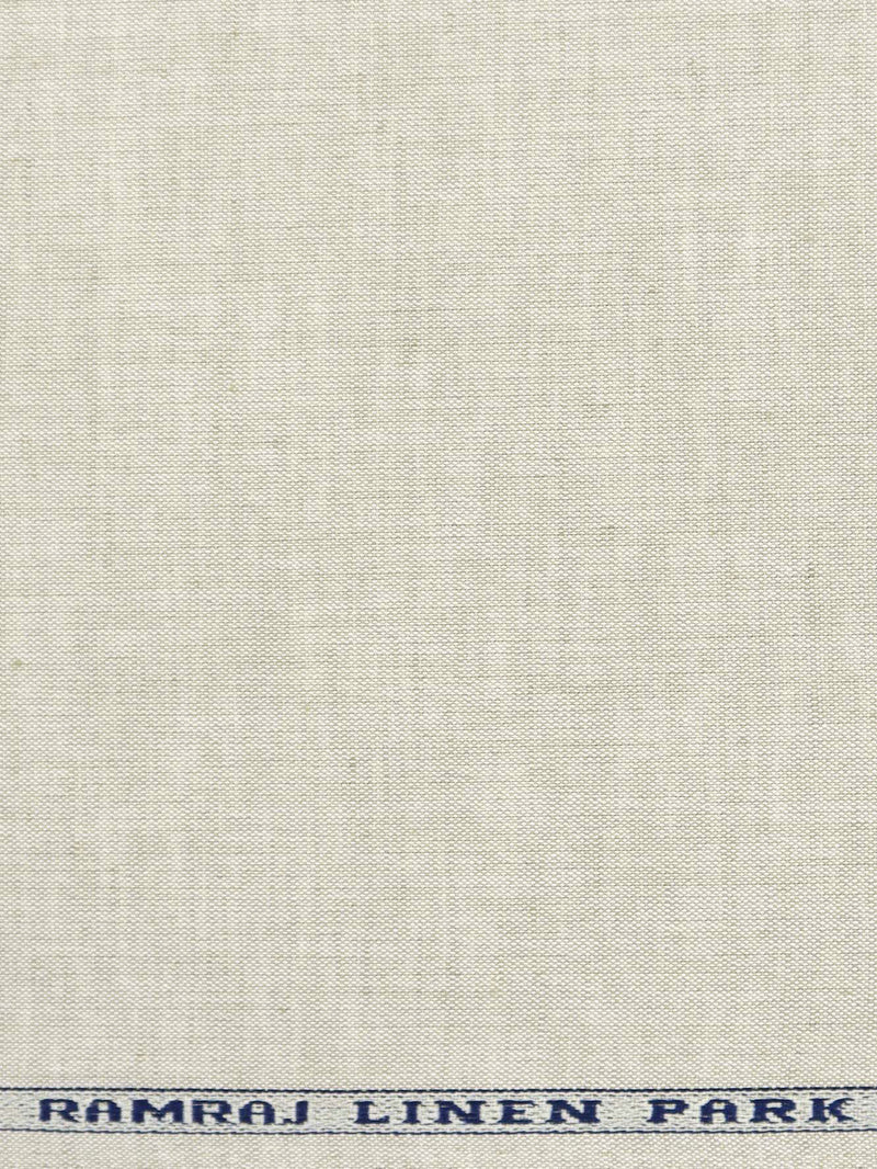 Linen Cotton Plain Colour Suiting Fabric Light Grey Garland