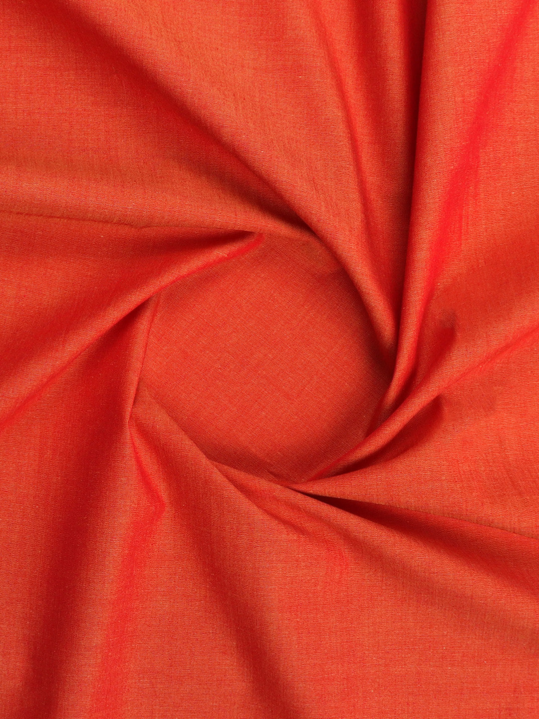 100% Cotton Solid Dark Orange Shirting Fabric _BMW