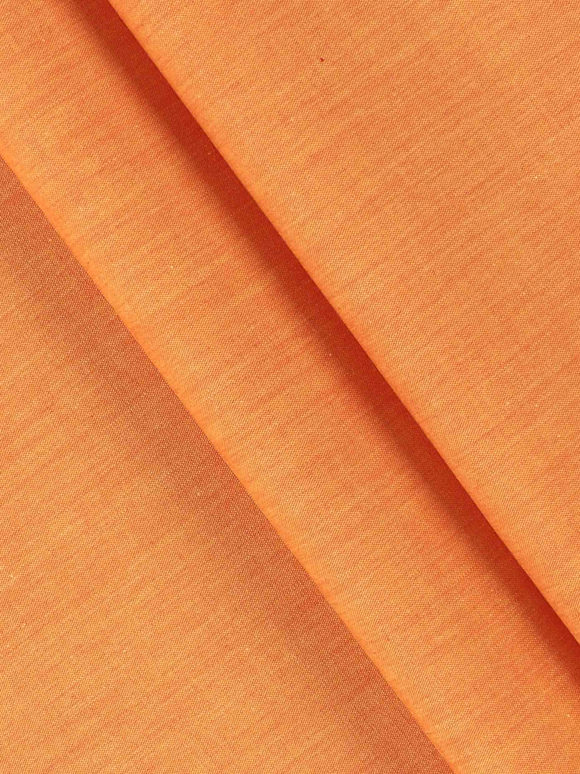 100% Cotton Solid Orange Shirting Fabric _BMW