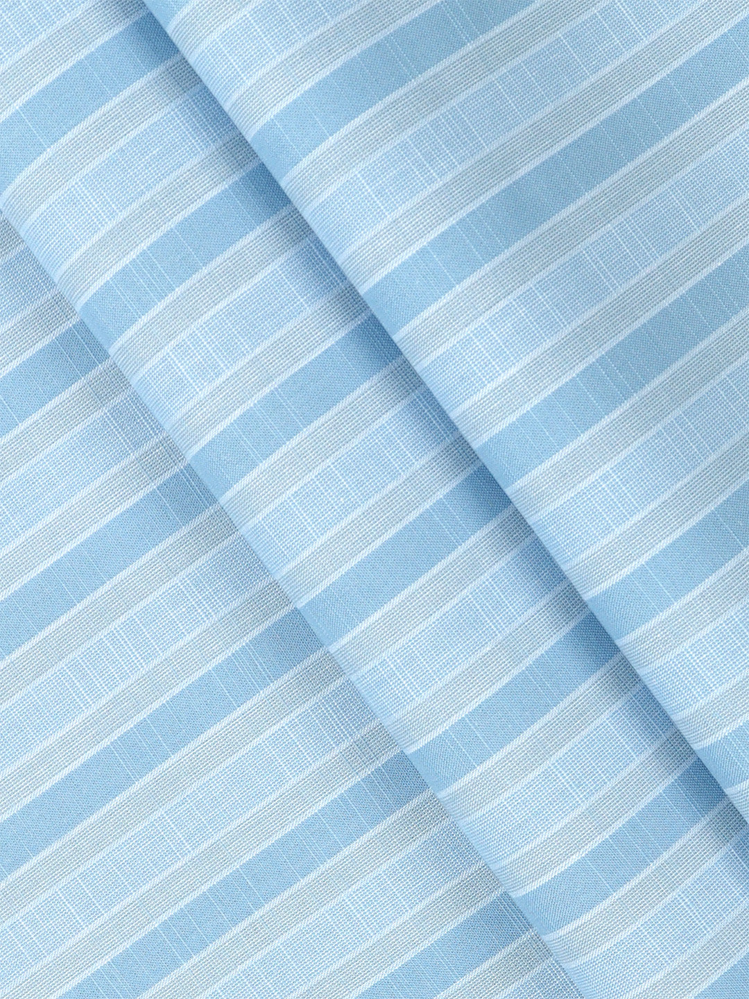 Cotton Blue Stripe Shirt Fabric-Liberty Cotton