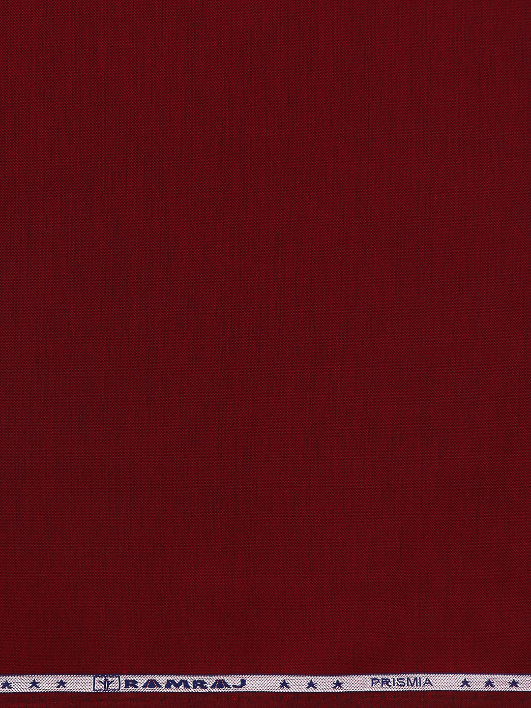 Men 100%Cotton Maroon Plain Shirt Fabric Ferrari