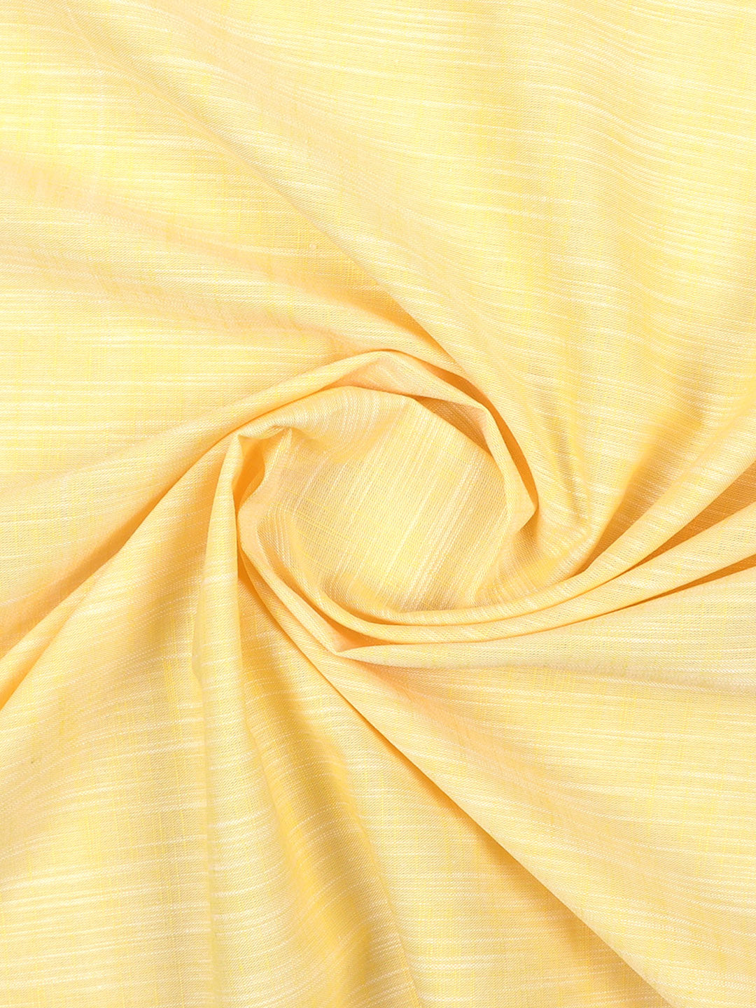 Men Cotton Shirting Fabric Yellow Mercury Bit