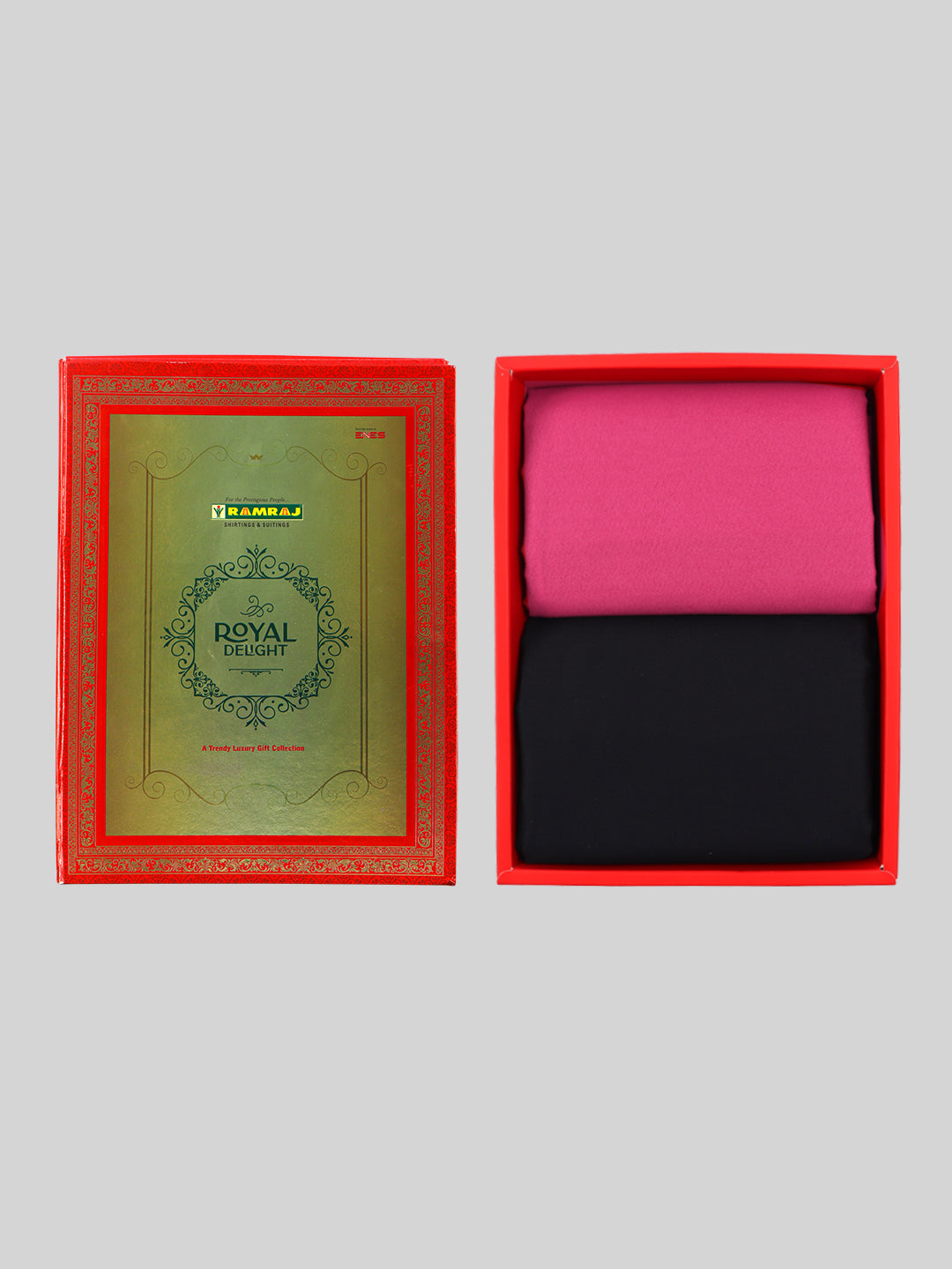 Cotton Plain Shirting & Suiting Gift Box Combo RY44-Ad vert