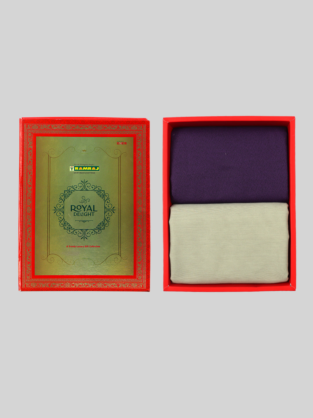 Cotton Plain Shirting & Suiting Gift Box Combo RY45-Ad vert