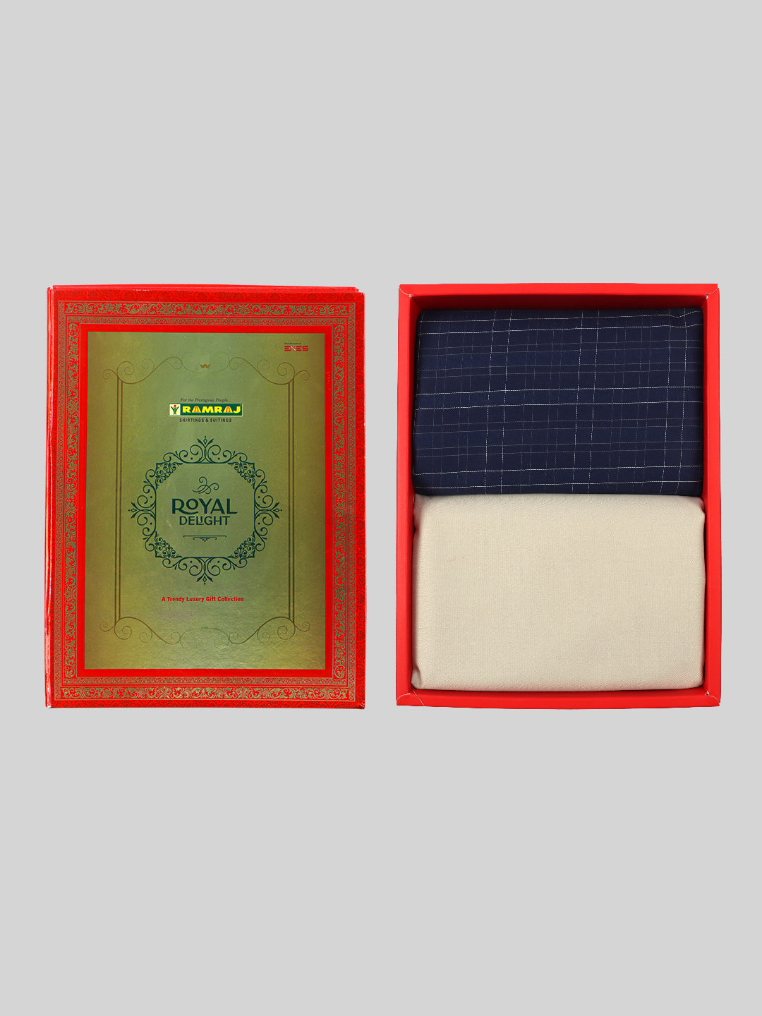Cotton Checked Shirting & Suiting Gift Box Combo RY43-Ad vert
