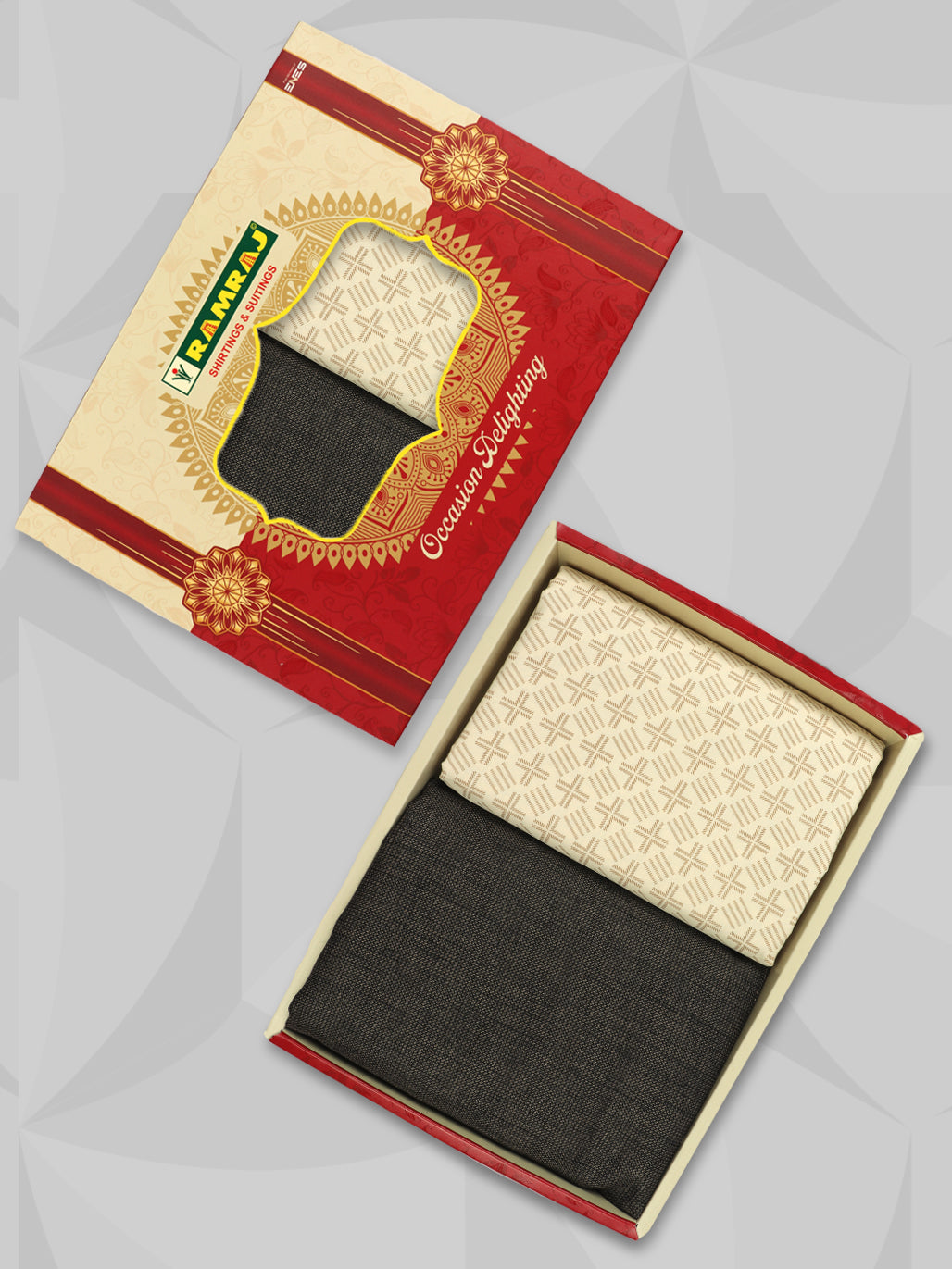 Cotton Printed Shirting & Suiting Gift Box RD157