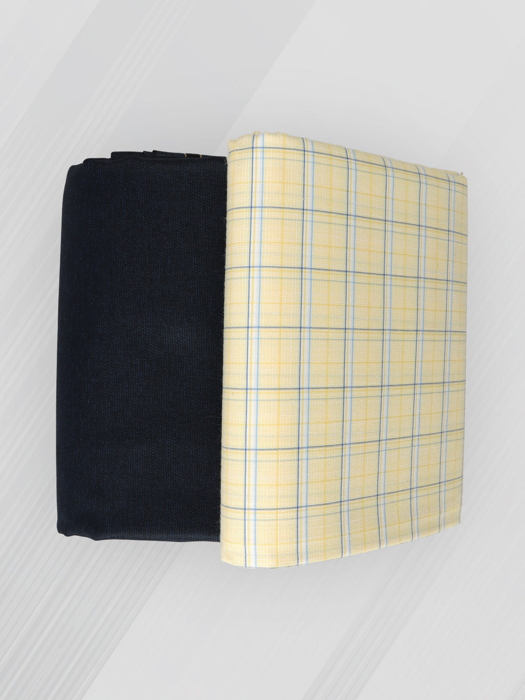 Men Cotton Checked Shirting & Suiting Gift Box RD135