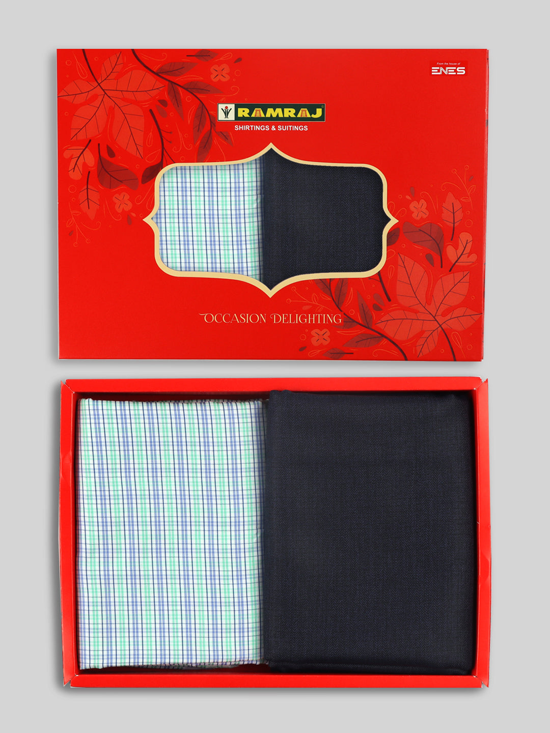 Cotton Checked Shirting & Suiting Gift Box RD189