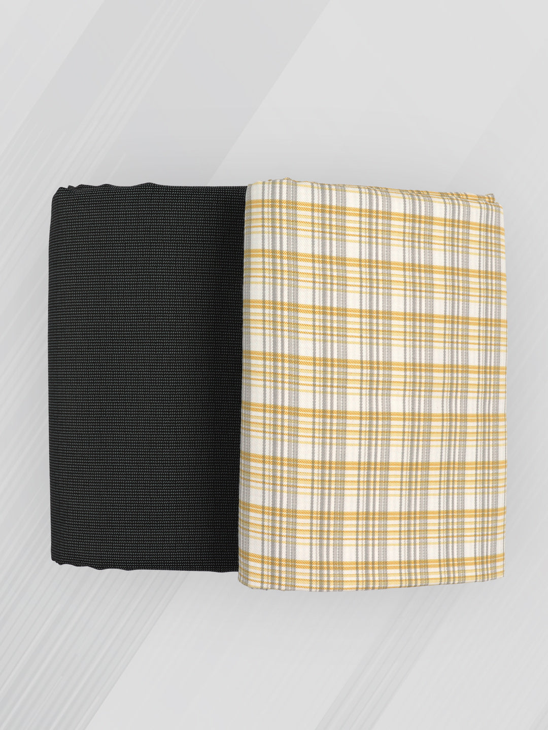Men Cotton Checked Shirting & Suiting Gift Box RD146