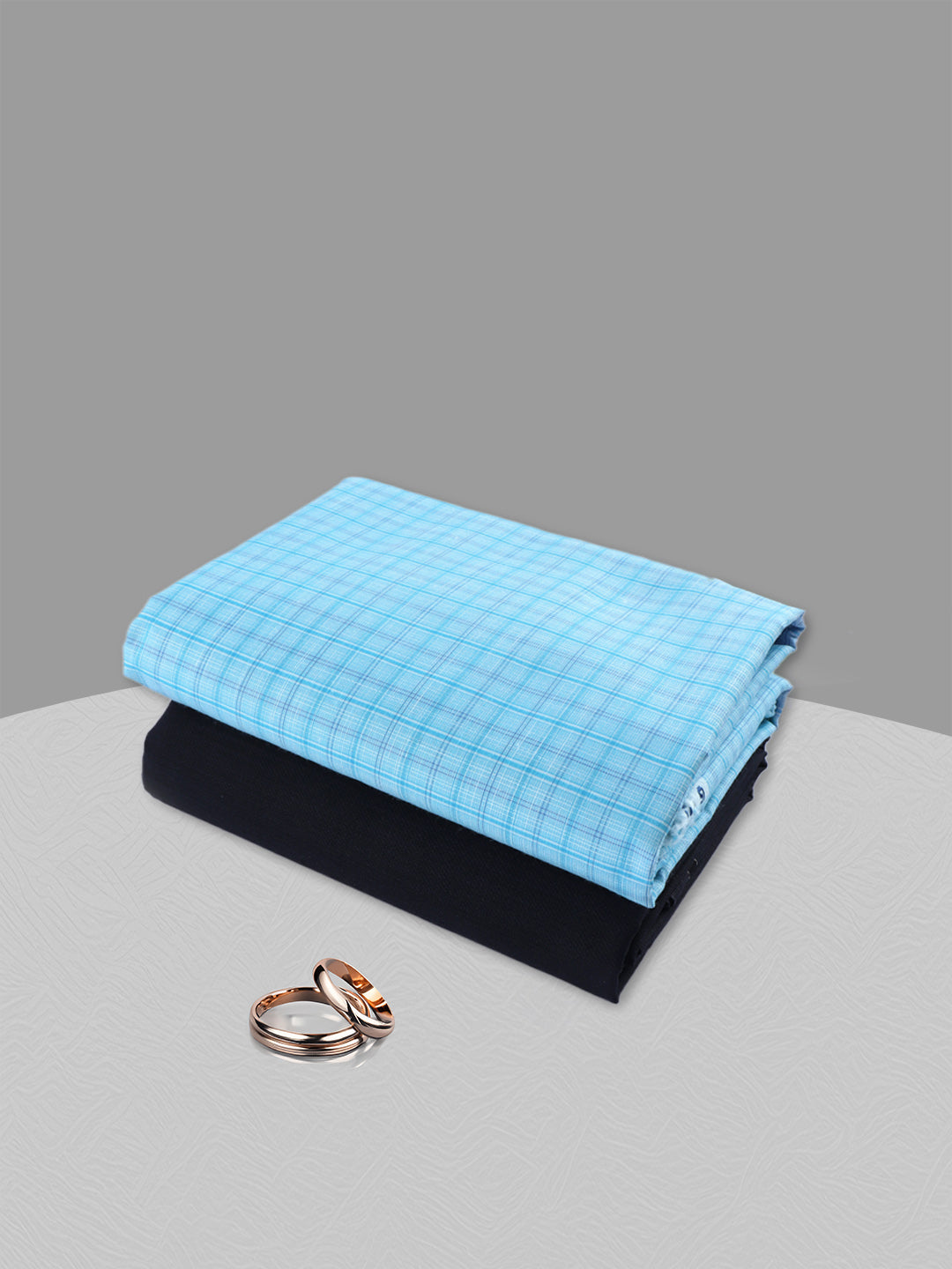 Men Cotton Checked Shirting & Suiting Gift Box RD125