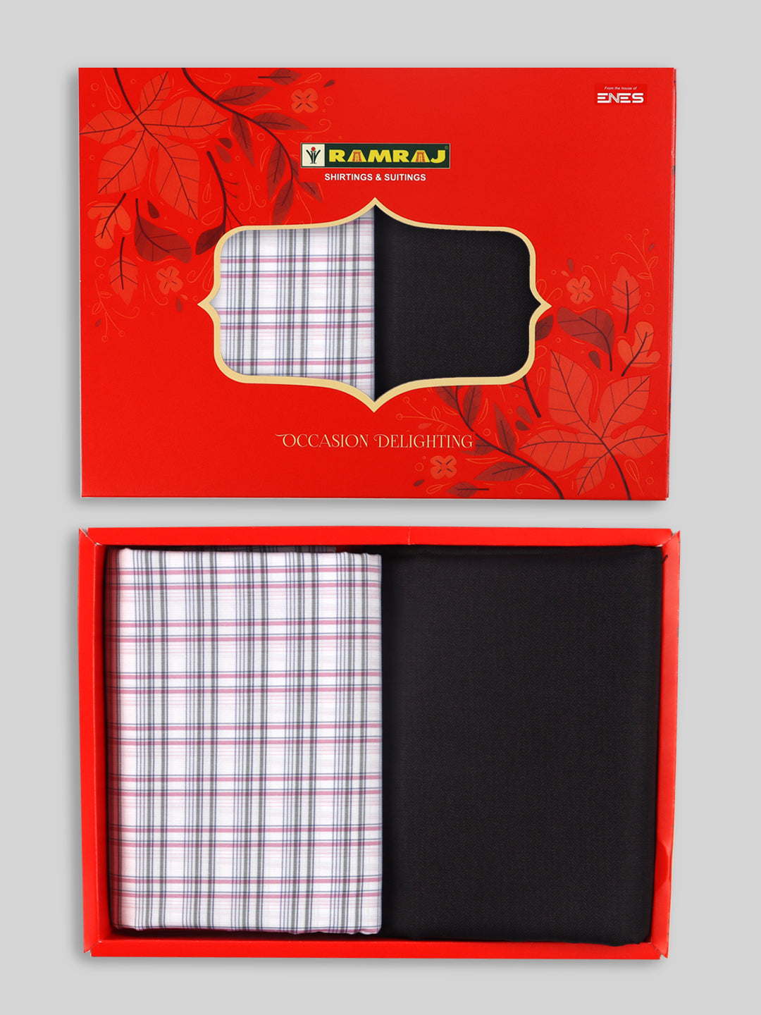 Cotton Checked Shirting & Suiting Gift Box RD188