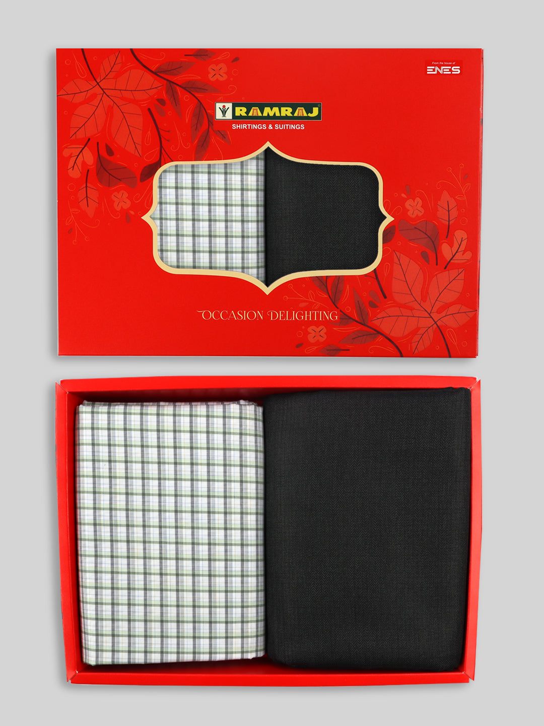 Cotton Checked Shirting & Suiting Gift Box RD187