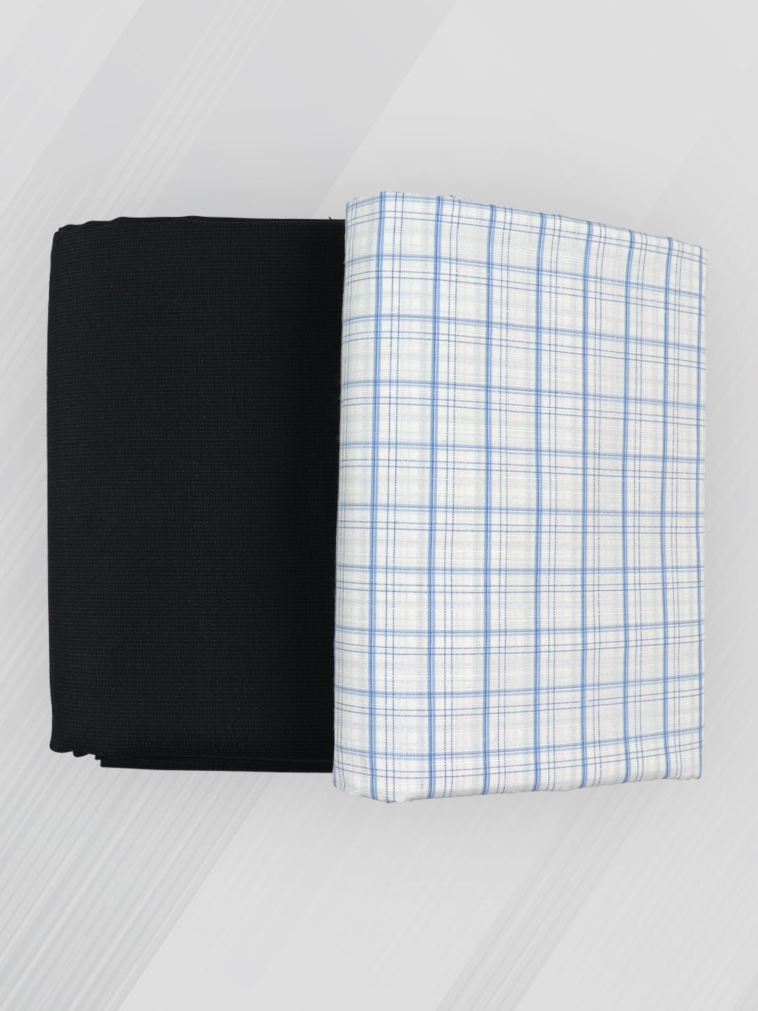 Men Cotton Checked Shirting & Suiting Gift Box RD144