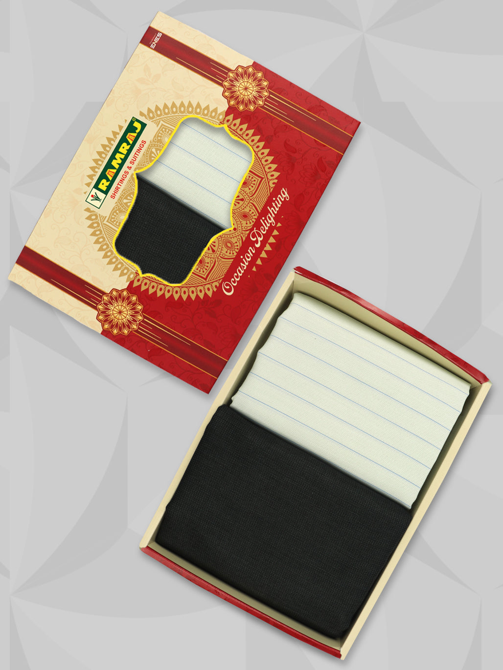 Cotton Striped Shirting & Suiting Gift Box RD164