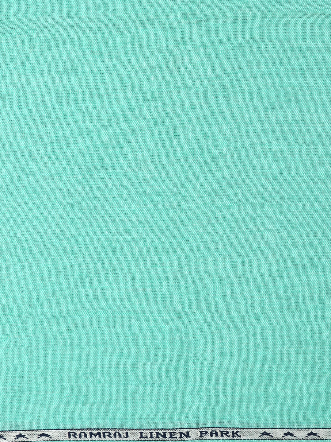 Men Premium Linen Tencel Plain Blue Shirt Fabric