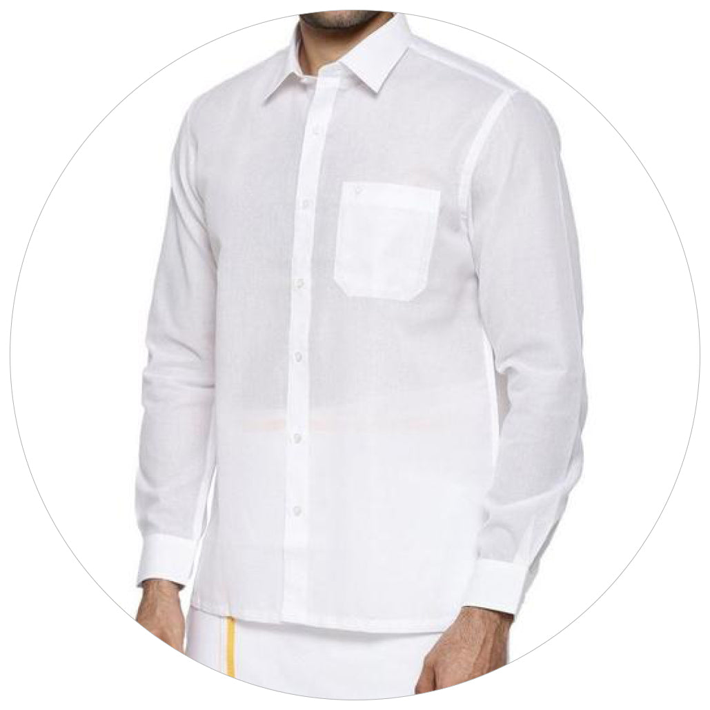 Stylish White Shirt Grey Trouser Combo For Men - Evilato