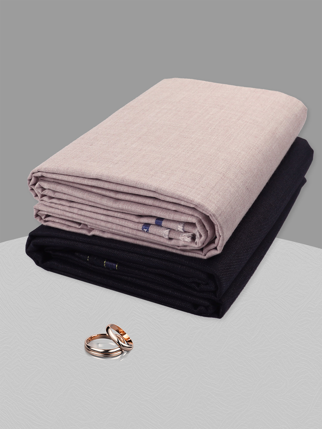 Men 100% Cotton Plain Shirting & Suiting Gift Box RY76