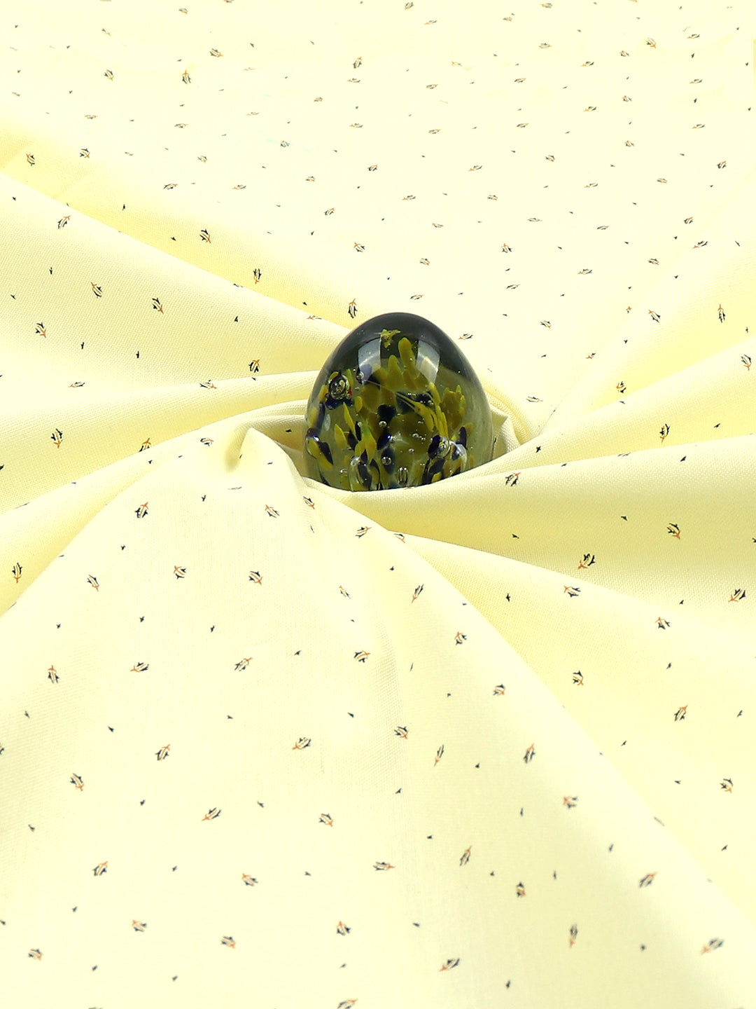 Cotton Printed Yellow Shirting & Black Suiting Gift Box Combo RY20-Pattern view