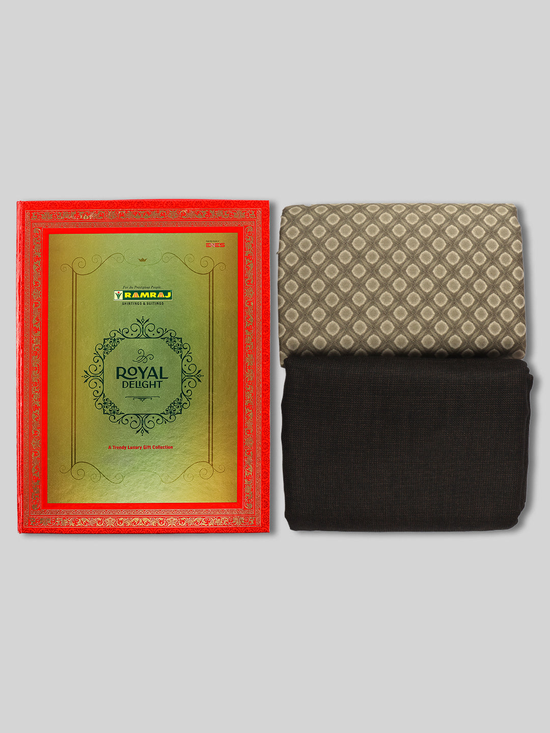 Men 100% Cotton Printed Shirting & Suiting Gift Box RY68