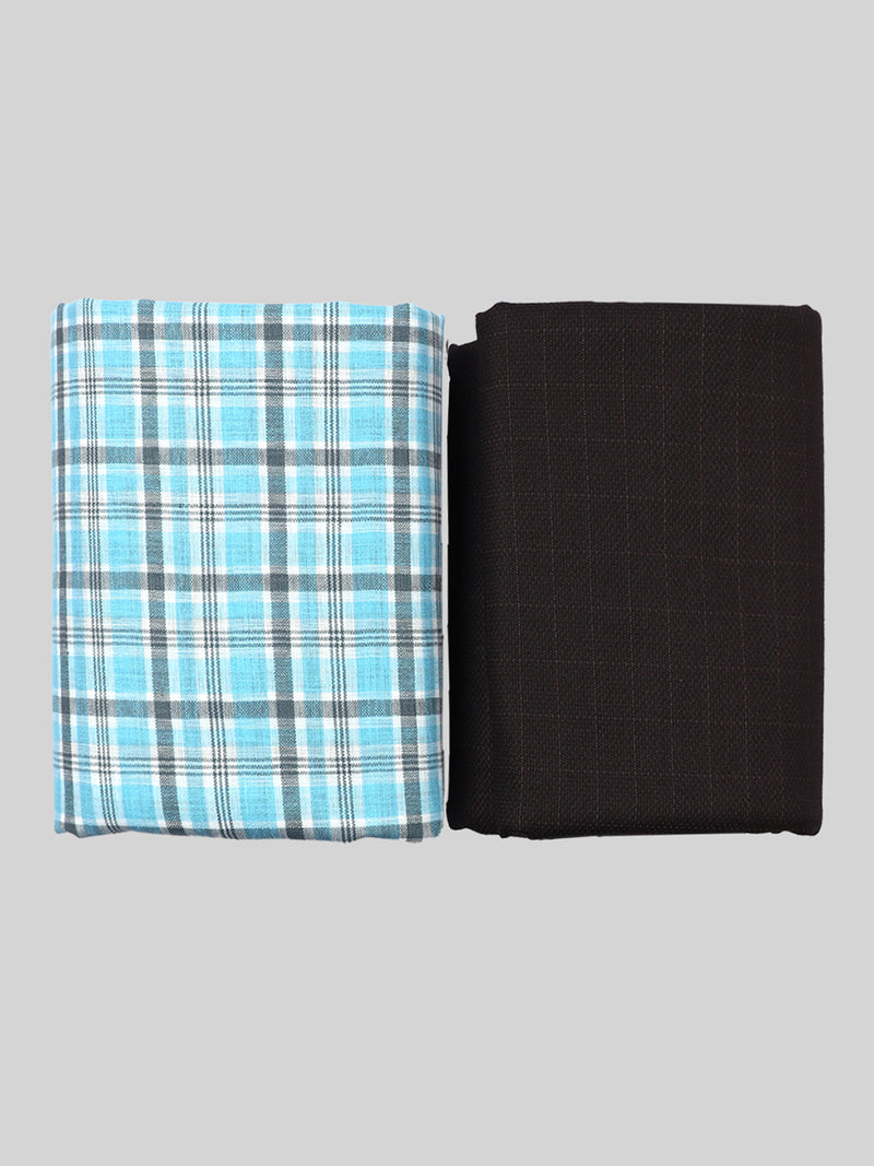 Cotton Checked Shirting & Suiting Gift Box Combo RY27