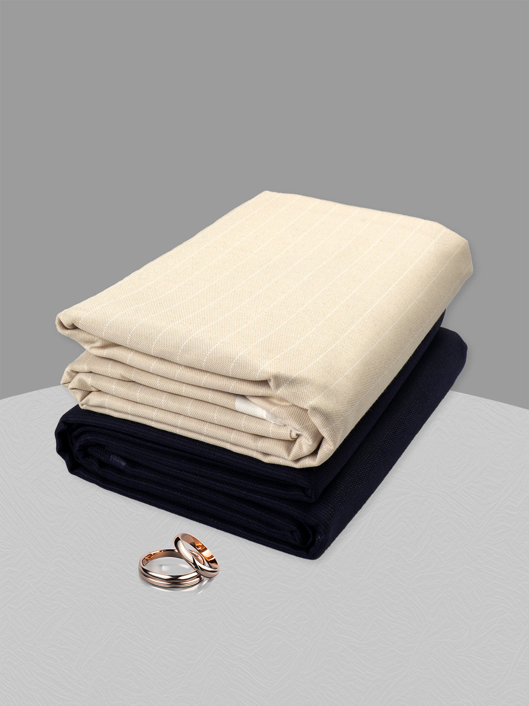 Men 100% Cotton Striped Shirting & Suiting Gift Box RY79