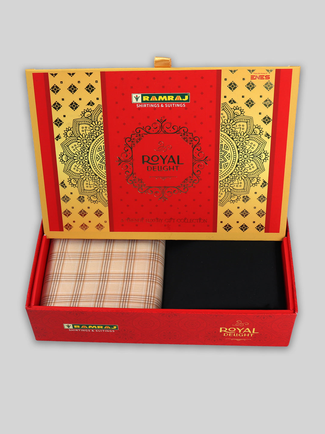 Cotton Checked Shirting & Suiting Gift Box RY104