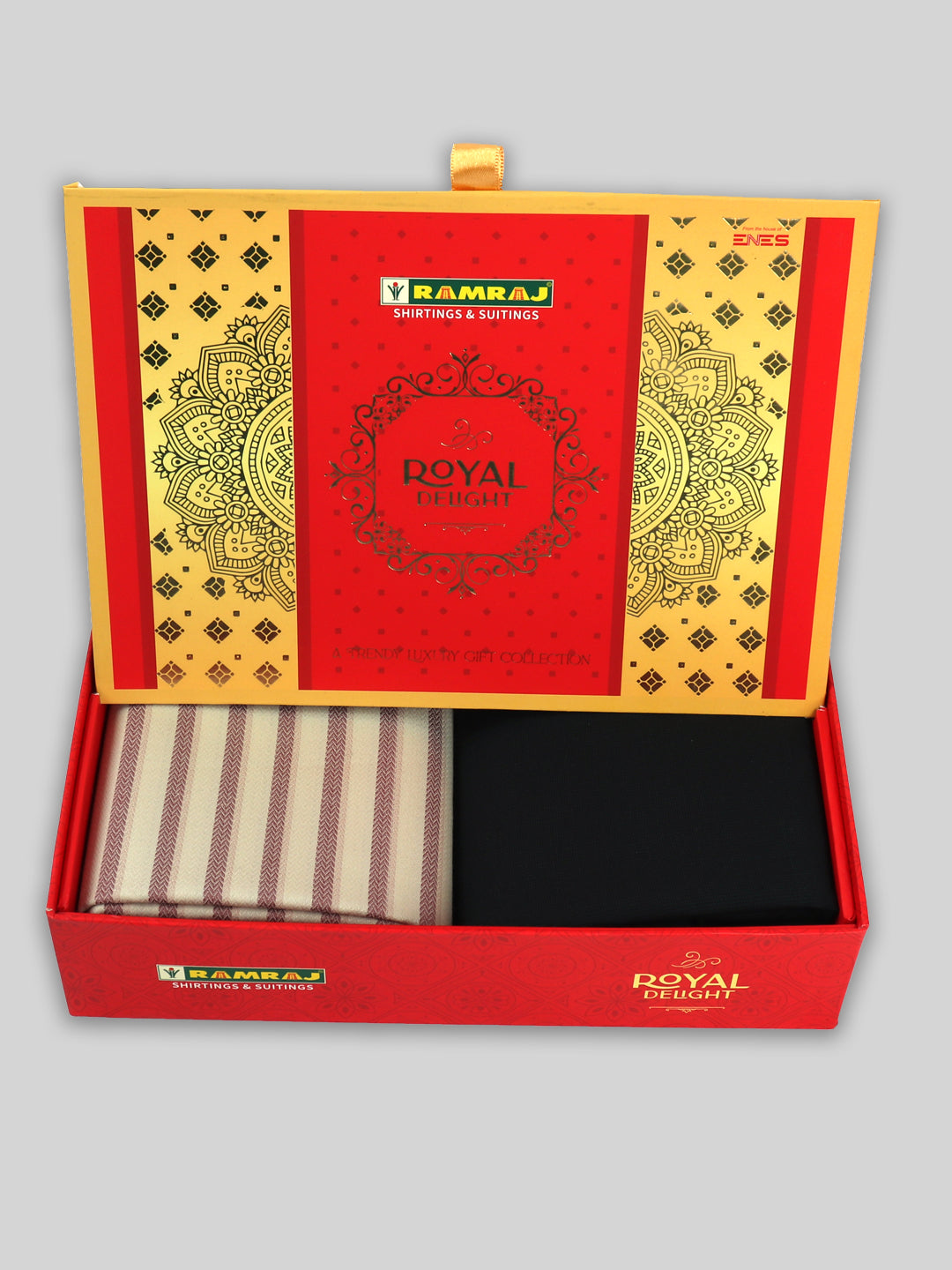Cotton Striped Shirting & Suiting Gift Box RY106