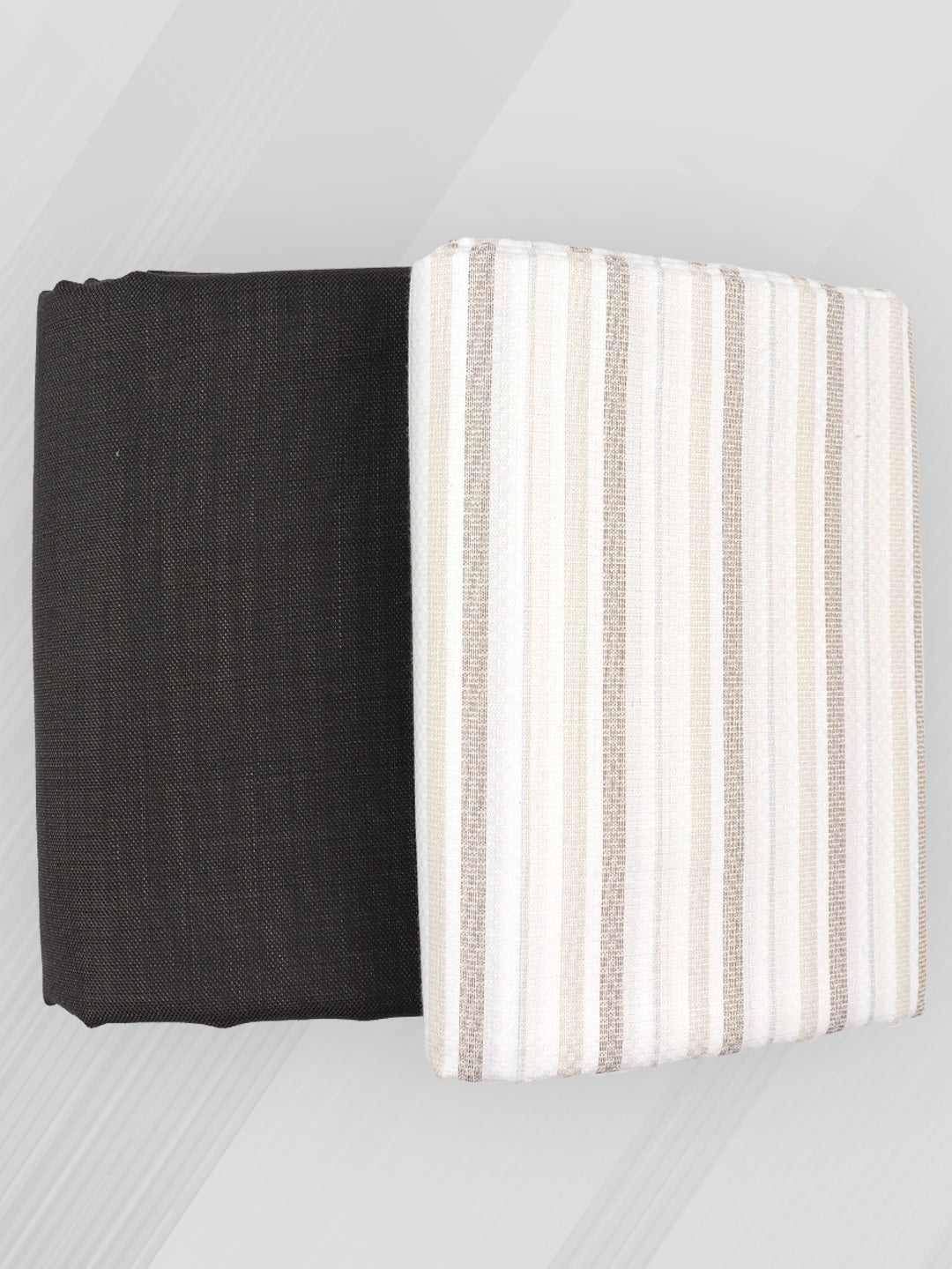 Men 100% Cotton Striped Shirting & Suiting Gift Box RY78