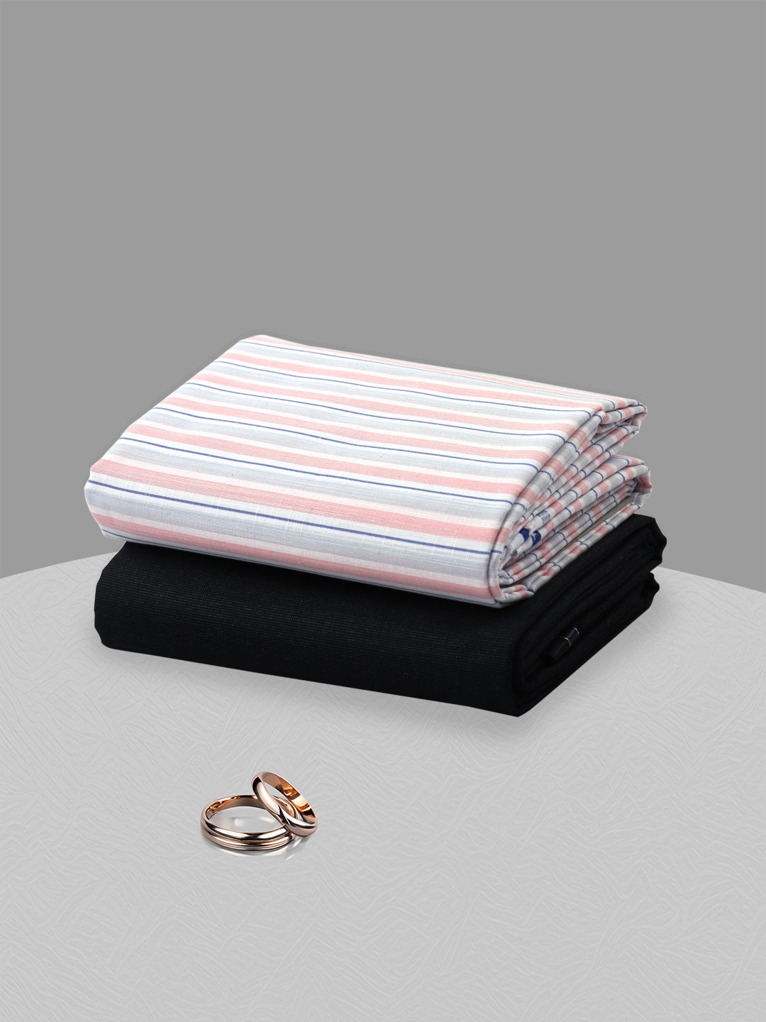 Mens Cotton Striped Shirting & Suiting Gift Box RY62