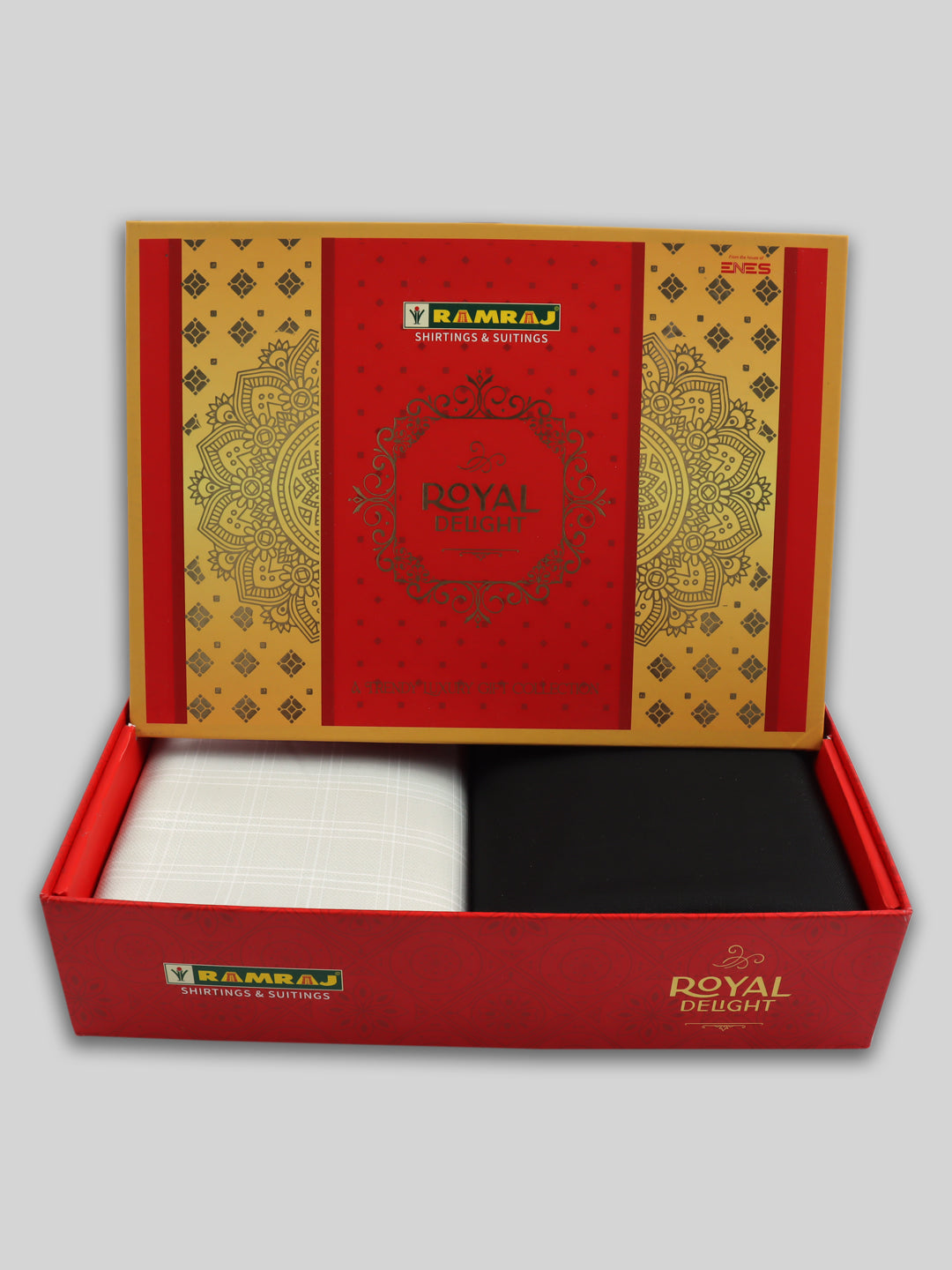 Cotton Checked Shirting & Suiting Gift Box RY91