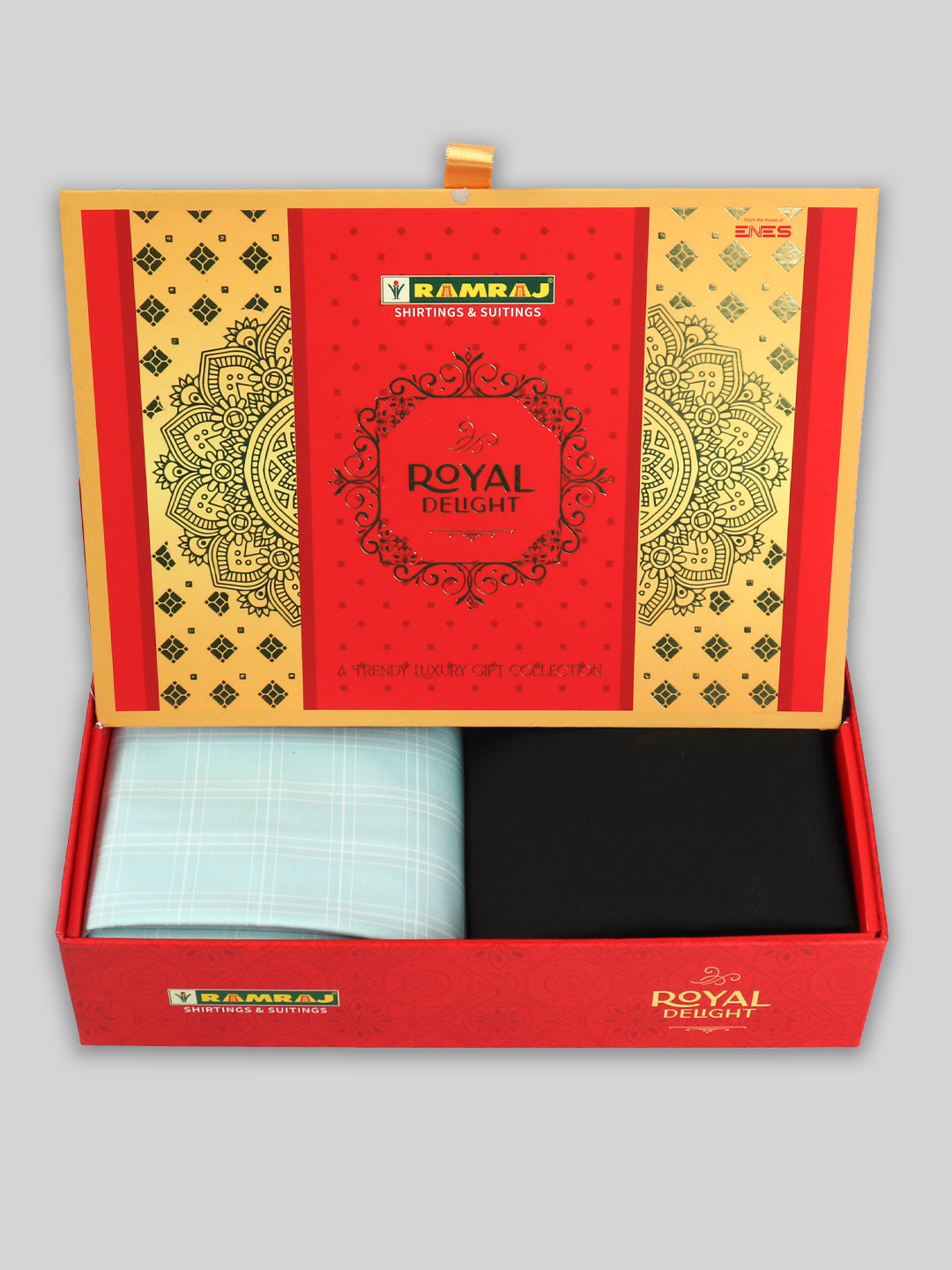 Cotton Checked Shirting & Suiting Gift Box RY102