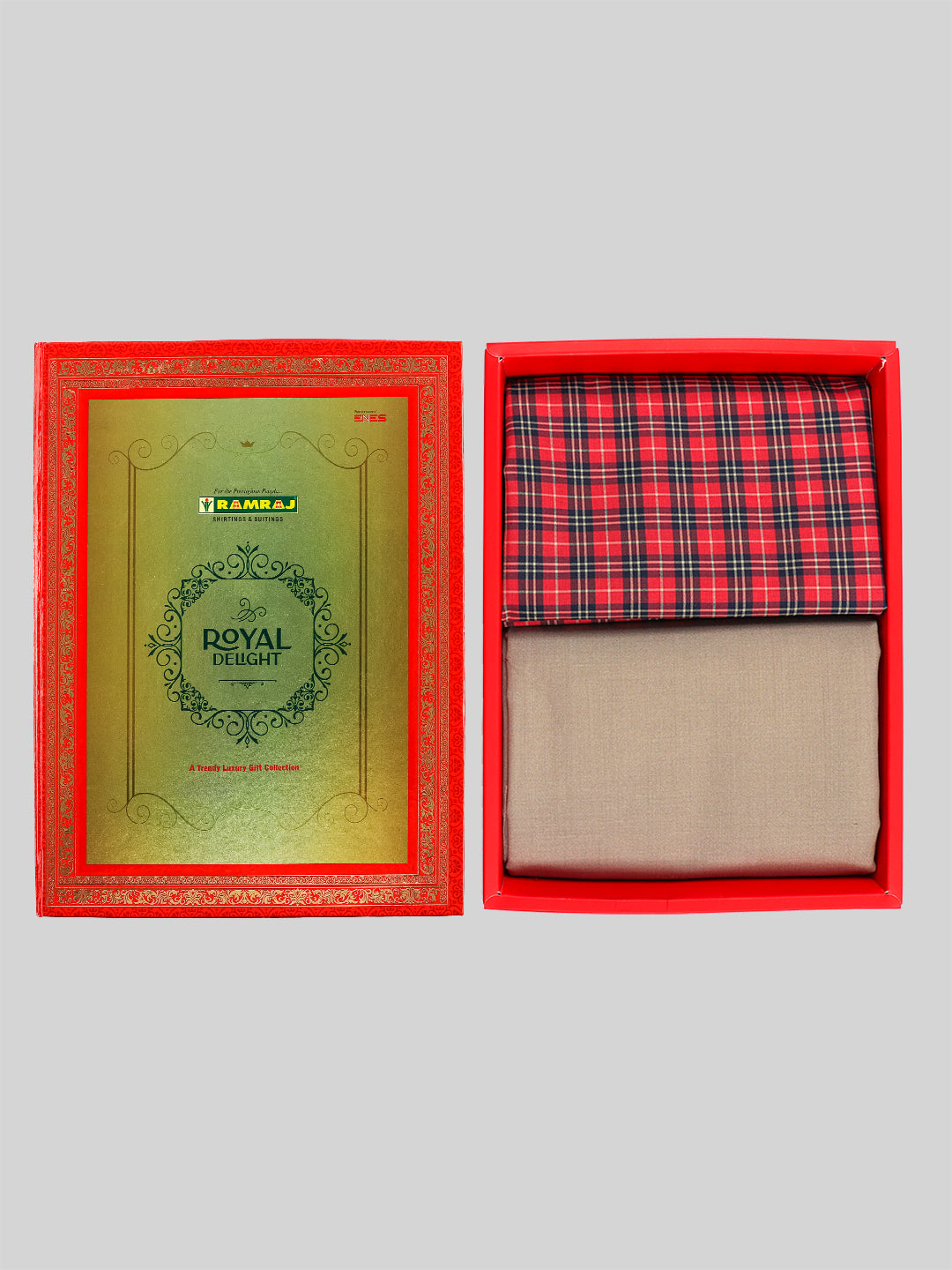 Cotton Checked Shirting & Suiting Gift Box Combo RY28-Ad vert
