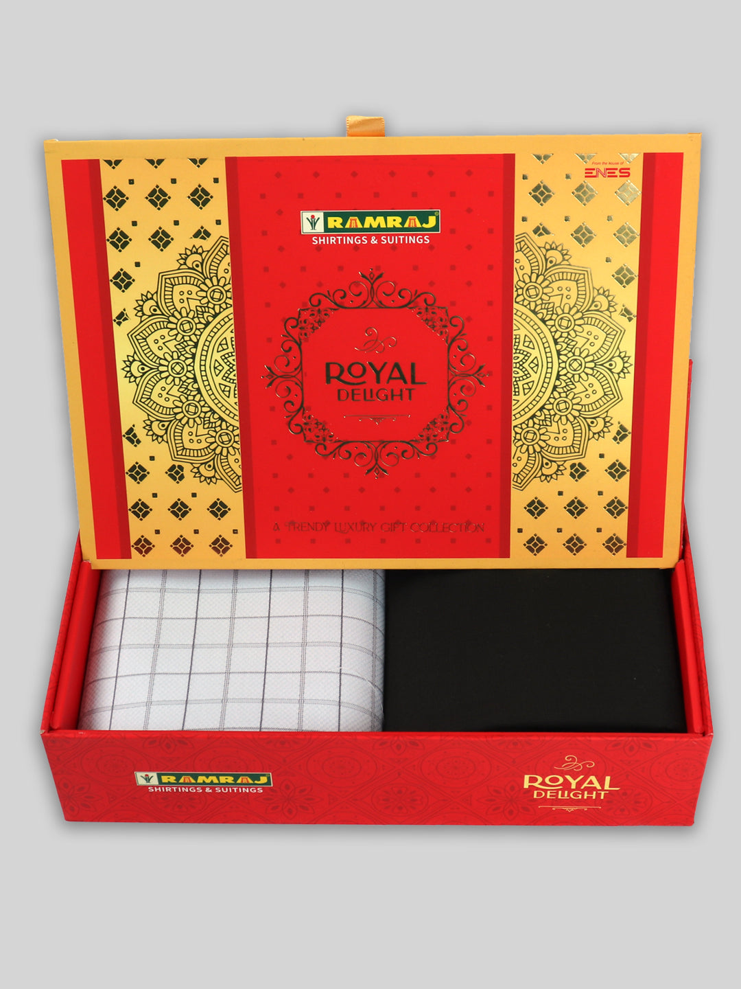 Cotton Checked Shirting & Suiting Gift Box RY103