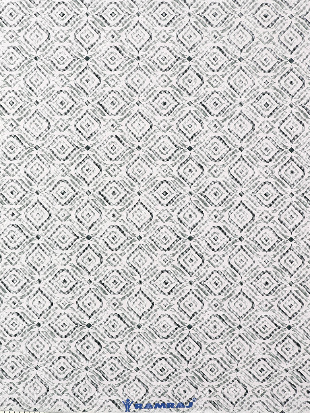 Cotton Blend Grey Colour All-over Print Shirt Fabric ALPHA