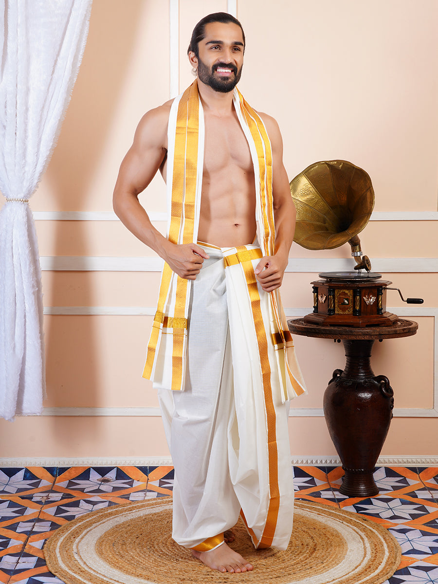 Mens Panchakacham Set Keshava Cream 60k (9+5)