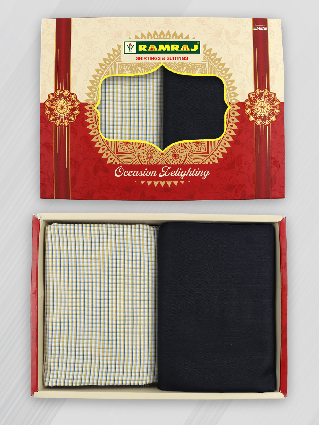Cotton Checked Shirting & Suiting Gift Box RD176