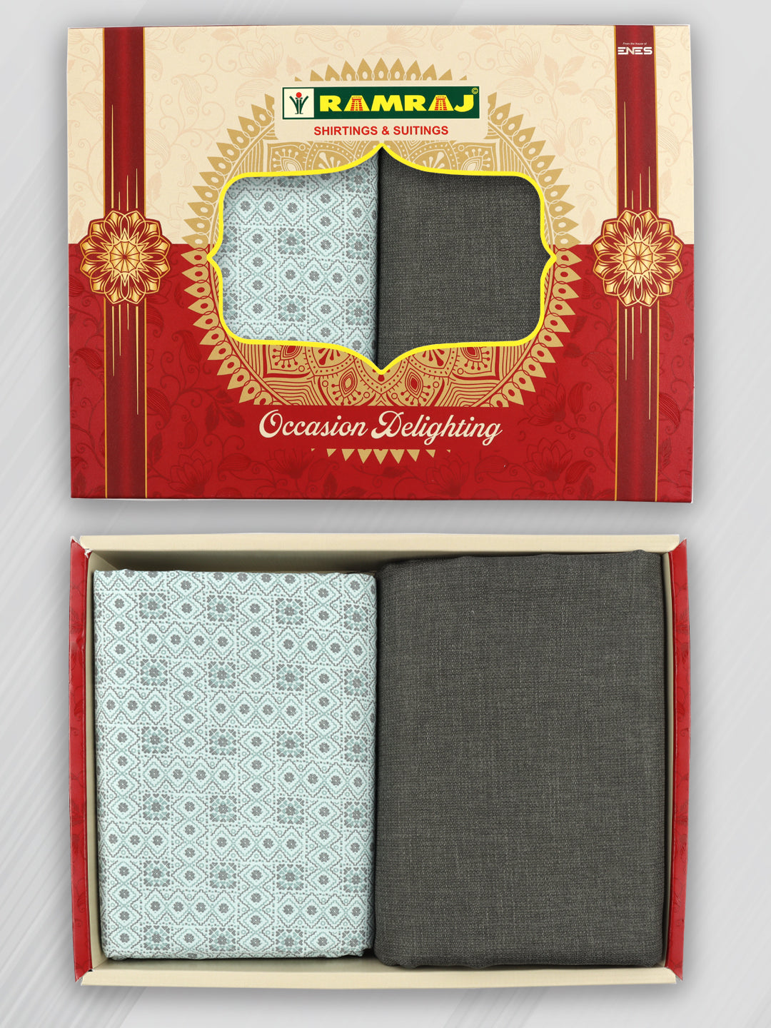 Cotton Printed Shirting & Suiting Gift Box RD171
