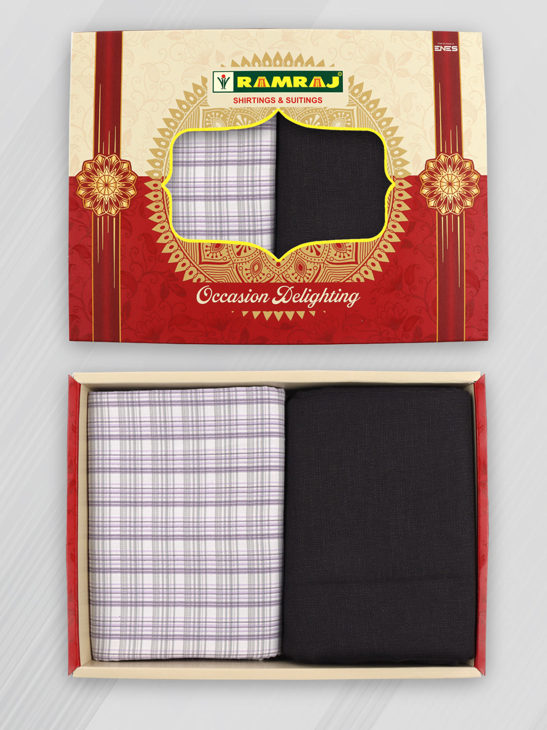 Cotton Checked Shirting & Suiting Gift Box RD175