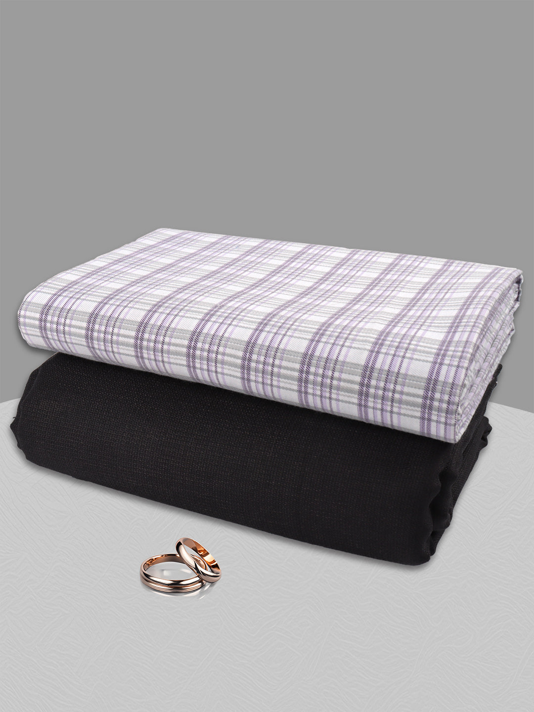 Cotton Checked Shirting & Suiting Gift Box RD175
