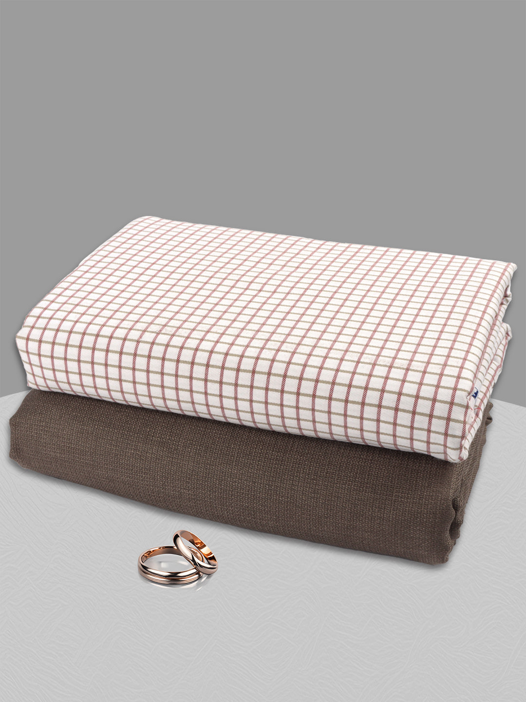 Cotton Checked Shirting & Suiting Gift Box RD177