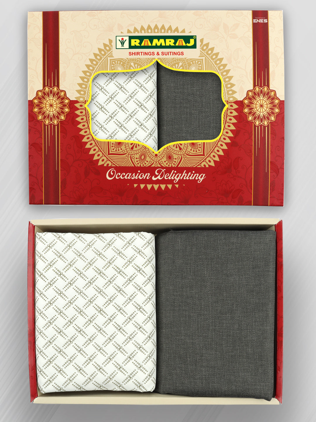 Cotton Printed Shirting & Suiting Gift Box RD169