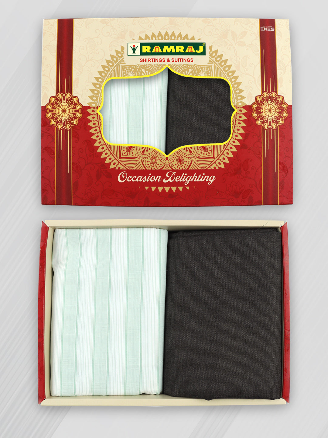 Cotton Striped Shirting & Suiting Gift Box RD167