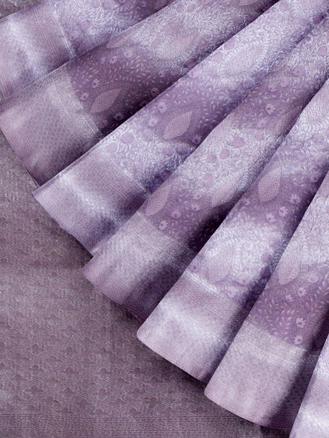 Women Lavender Art Silk Saree ASS103