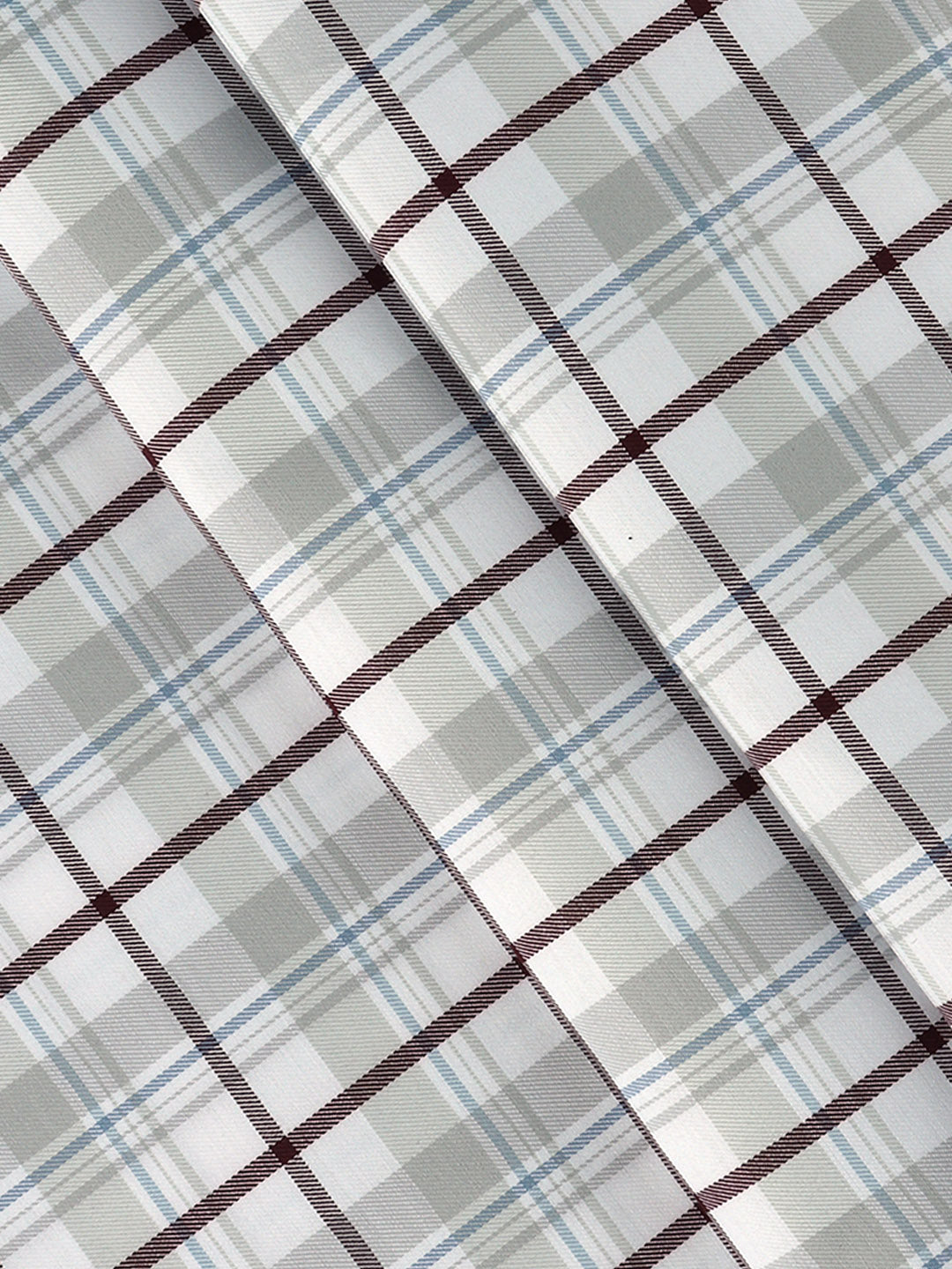 Men Cotton Rich Checked Pastel Green Shirt Fabric Galaxy Art