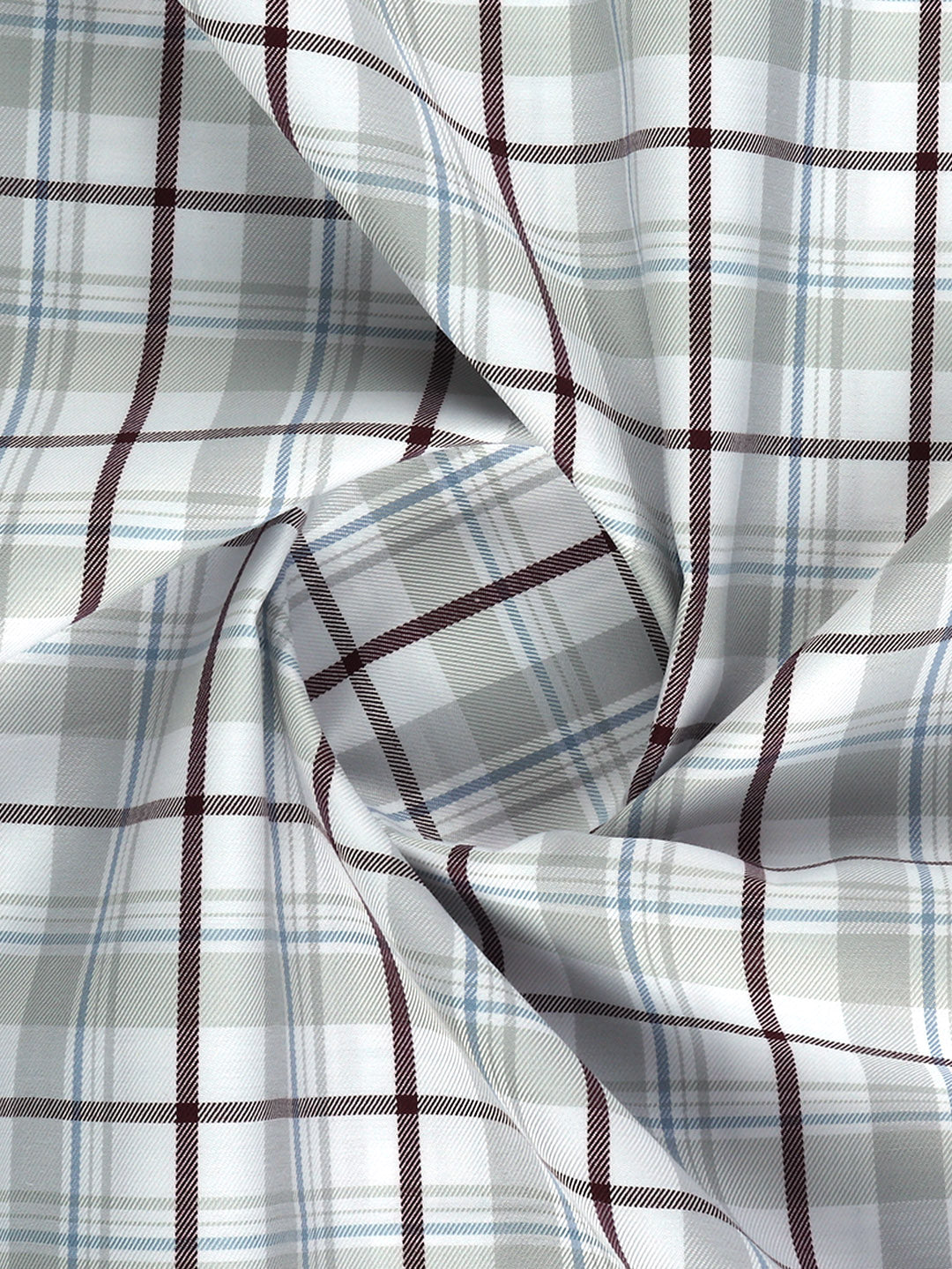 Men Cotton Rich Checked Pastel Green Shirt Fabric Galaxy Art