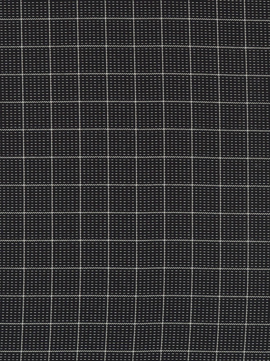 Men Cotton Rich Self Design Shirt Fabric Black HI-Tech