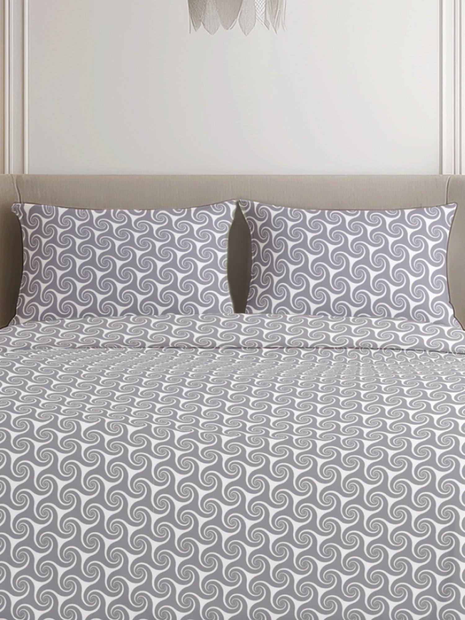 King Size Premium Cotton Bed Sheet & 2 Pillow Cover Set BSF03
